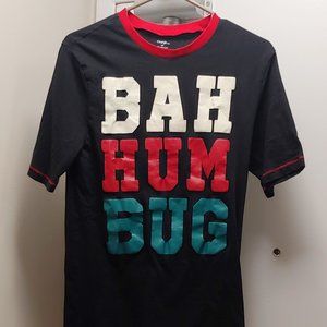 GENTLY USED, GEORGE, BAH HUM BUG NIGHT SHIRT, SMALL!!!
